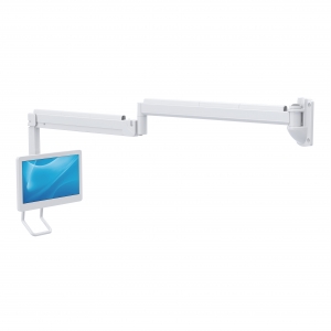 Brazo para monitor de mesa - 854AB - Diwei Industrial Co., Ltd. - con  soporte para teclado / de altura regulable / LCD