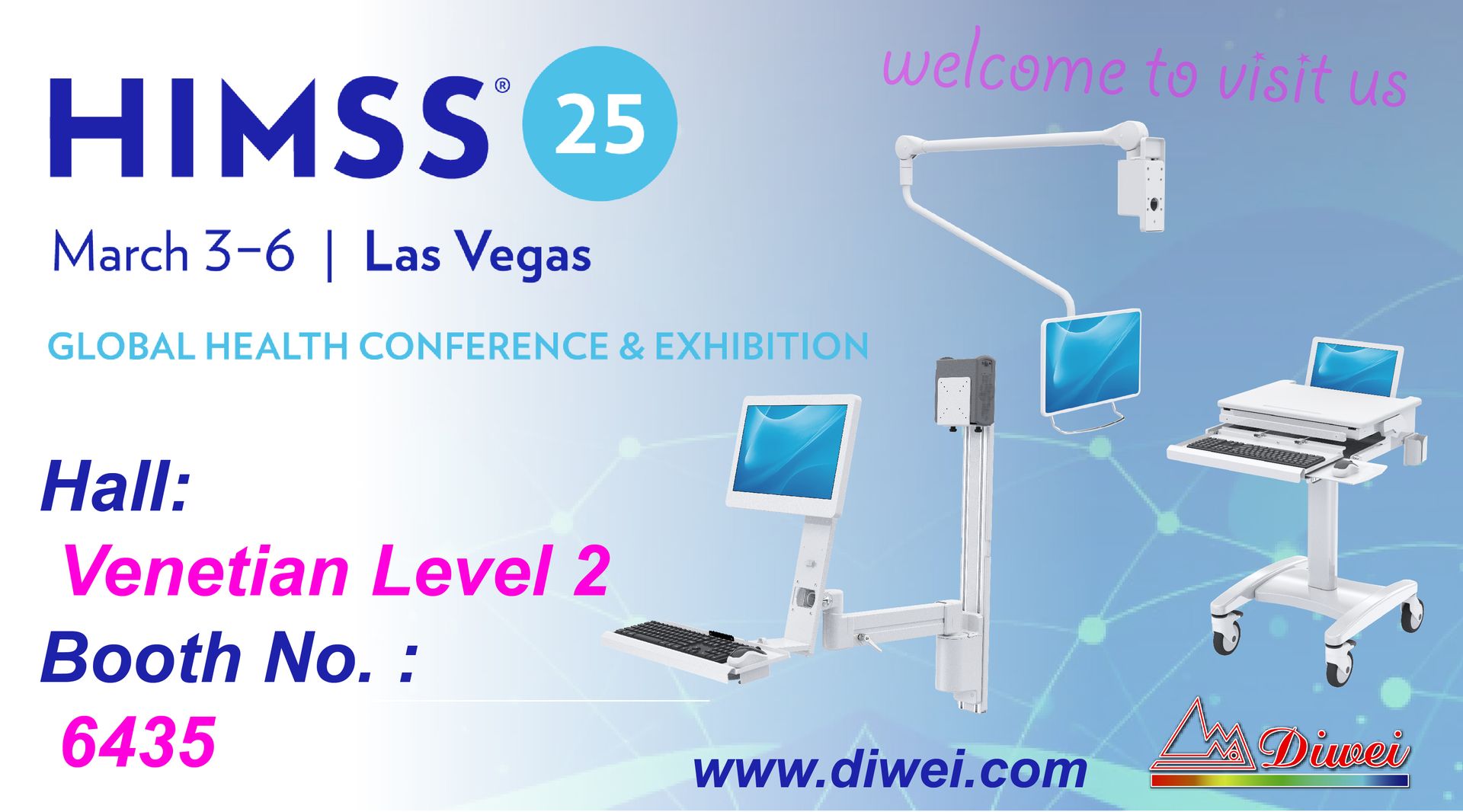 Join Diwei at 2025 HIMSS in Las Vegas Discover Innovative Healthcare