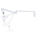 LCD/TV Monitor Arm with Wall Mounting and Keyboard tray