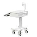 Mobile Medical Trolley with Gas Spring Lift