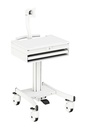 Mobile Medical Trolley with Gas Spring Lift