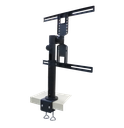 TV Desktop Swivel Mount (Grommet & C-Clamp)