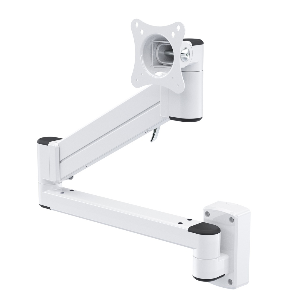 Wall Mounted Gas Spring Monitor Arm