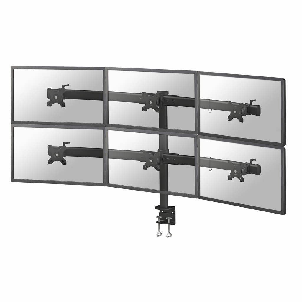 Curved Six-Screen LCD Monitor Mount