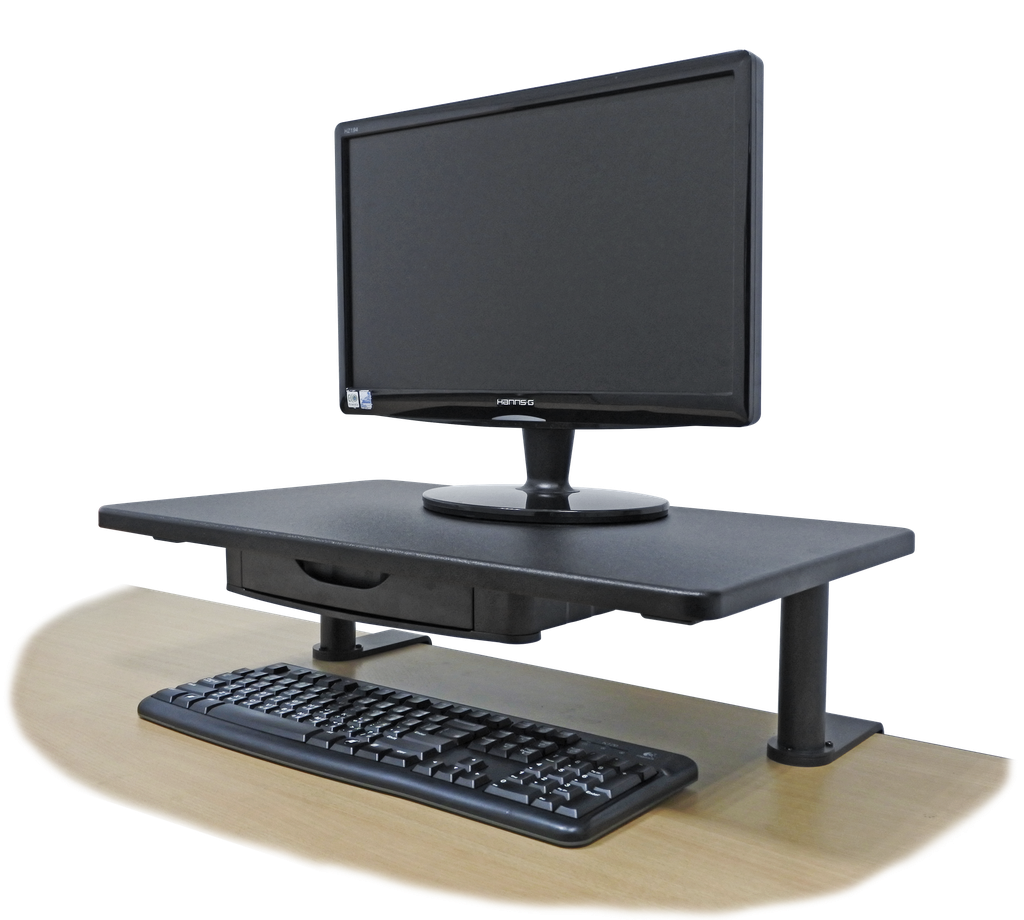 Clamp-On Monitor Riser