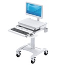 Medical Single Monitor Cart with Gas Spring Lift