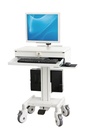 Mobile computing cart with monitor Arm