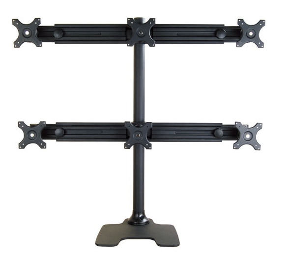 Six-Screen LCD Monitor Stand