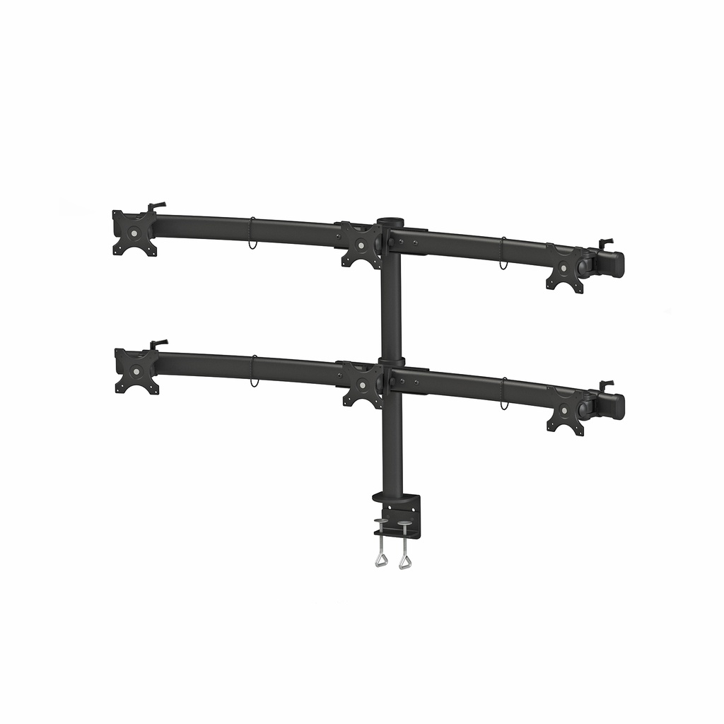 Curved Six-Screen LCD Monitor Mount