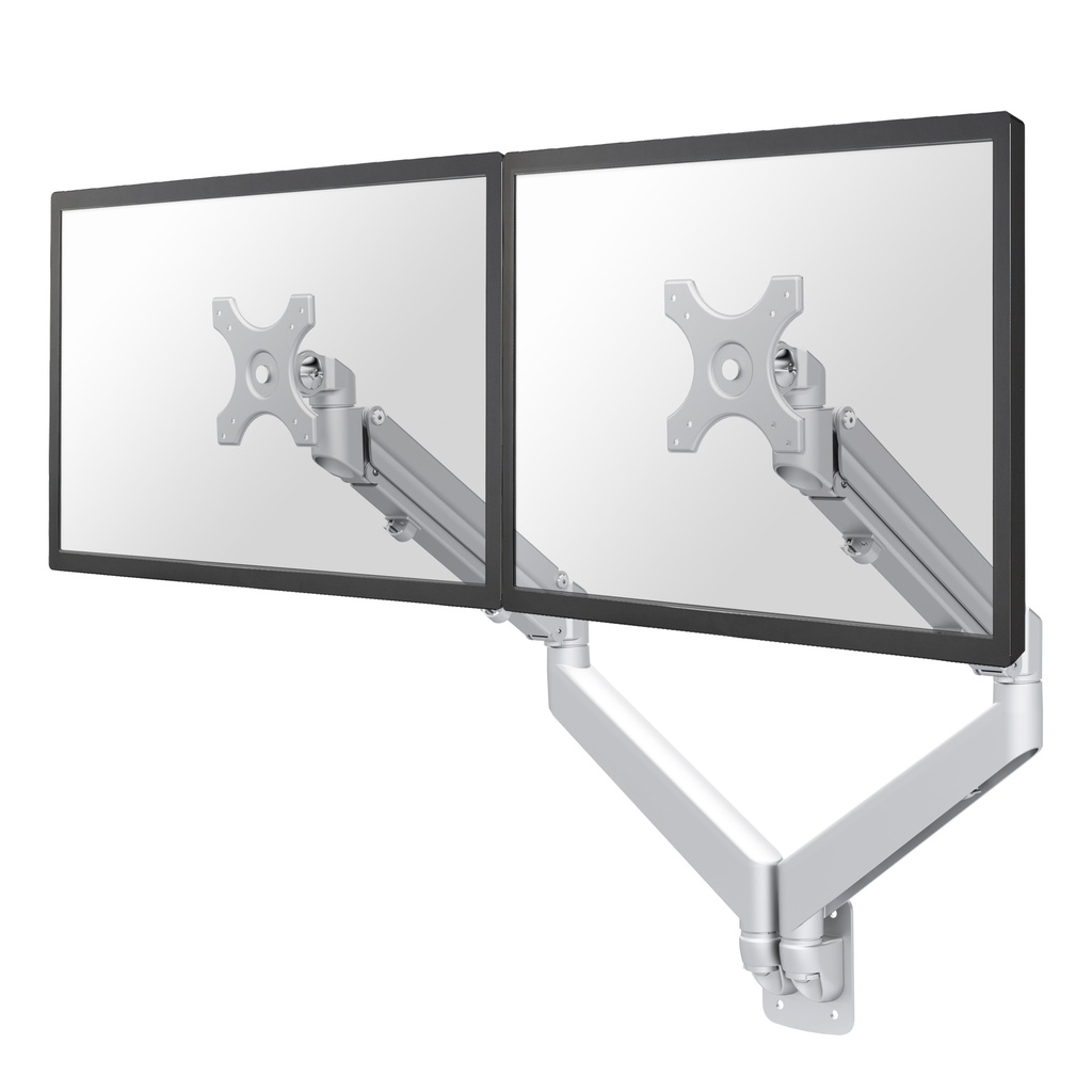 Wall Mounted Dual LCD Monitor Arm (Gas Spring)