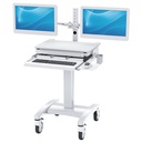 Medical Dual Monitor Cart