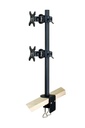 Vertical Dual LCD Monitor Stand (C-Clamp)