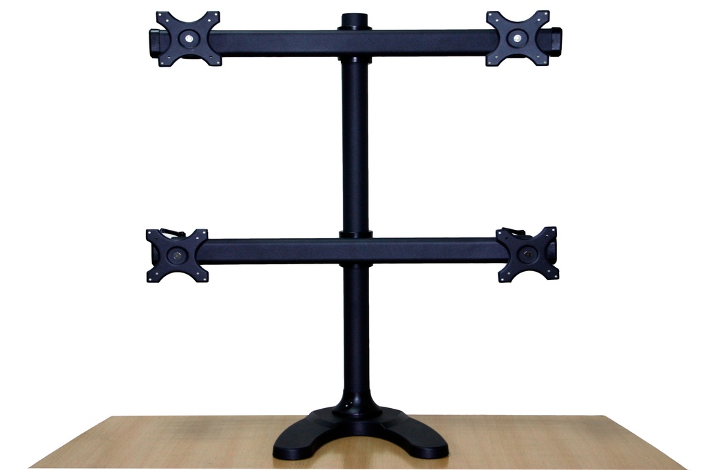 Curved Quad LCD Monitor Stand